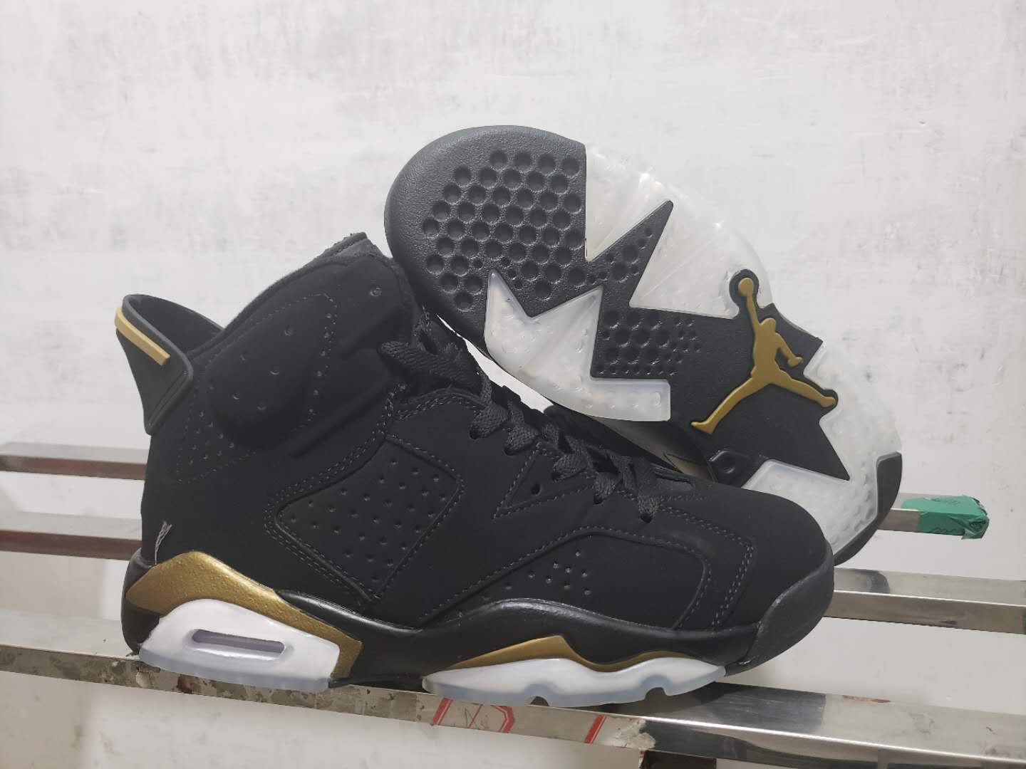 2019 Air Jordan 6 Retro Black Gold Shoes [19og7305] - $77.00 : Original